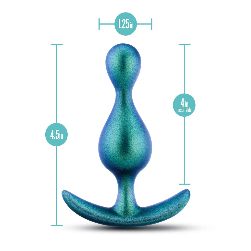Anal Adventures Matrix - Photon Plug - Neptune Teal – body-safe materials | Fu'Cha Exotics