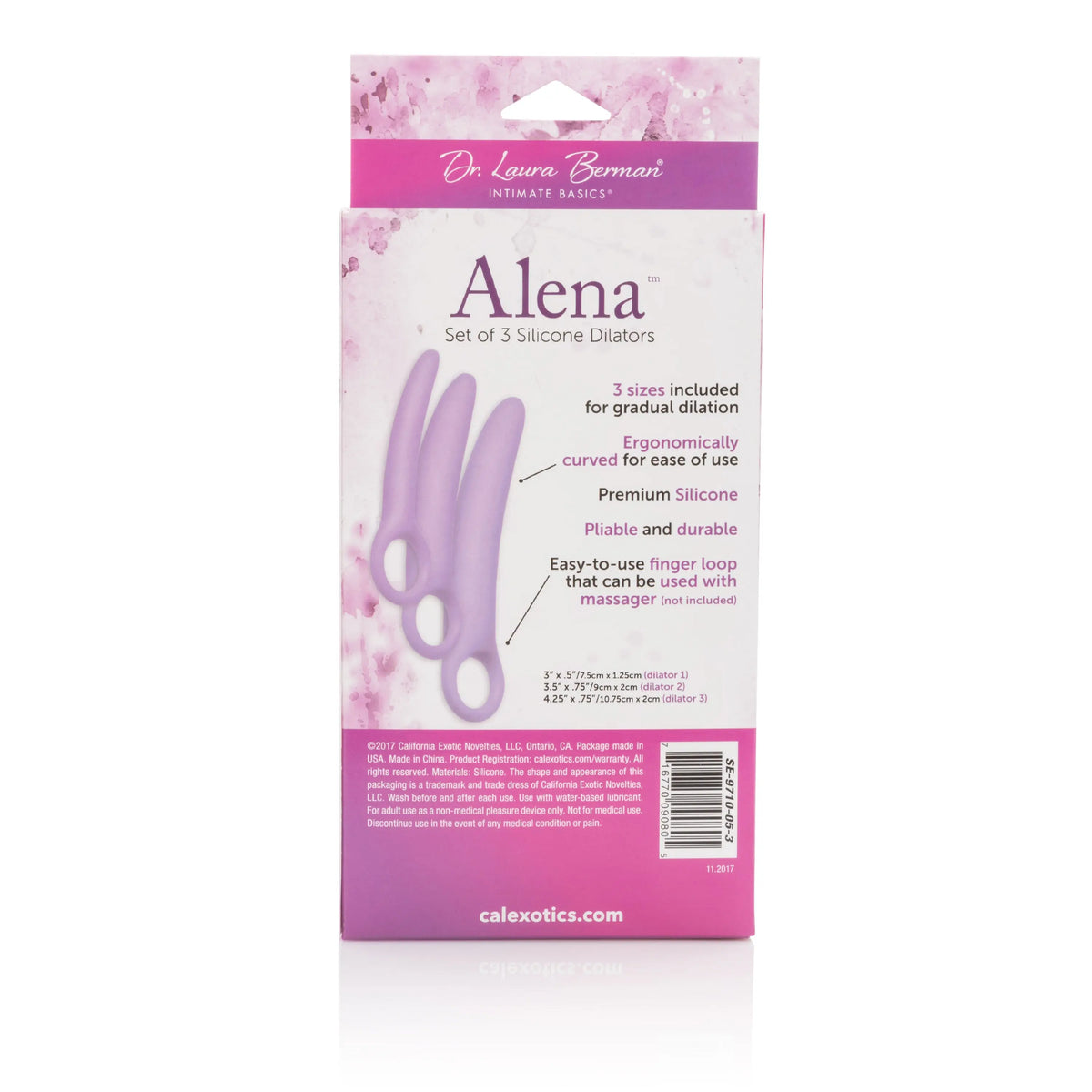 Dr. Laura Berman Alena Set of 3 Silicone Dilators – body-safe silicone | Fu'Cha Exotics