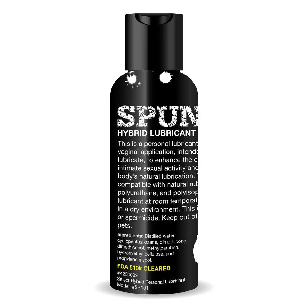 Spunk Lube Hybrid Cap 2 Fl Oz – body-safe materials | Fu'Cha Exotics