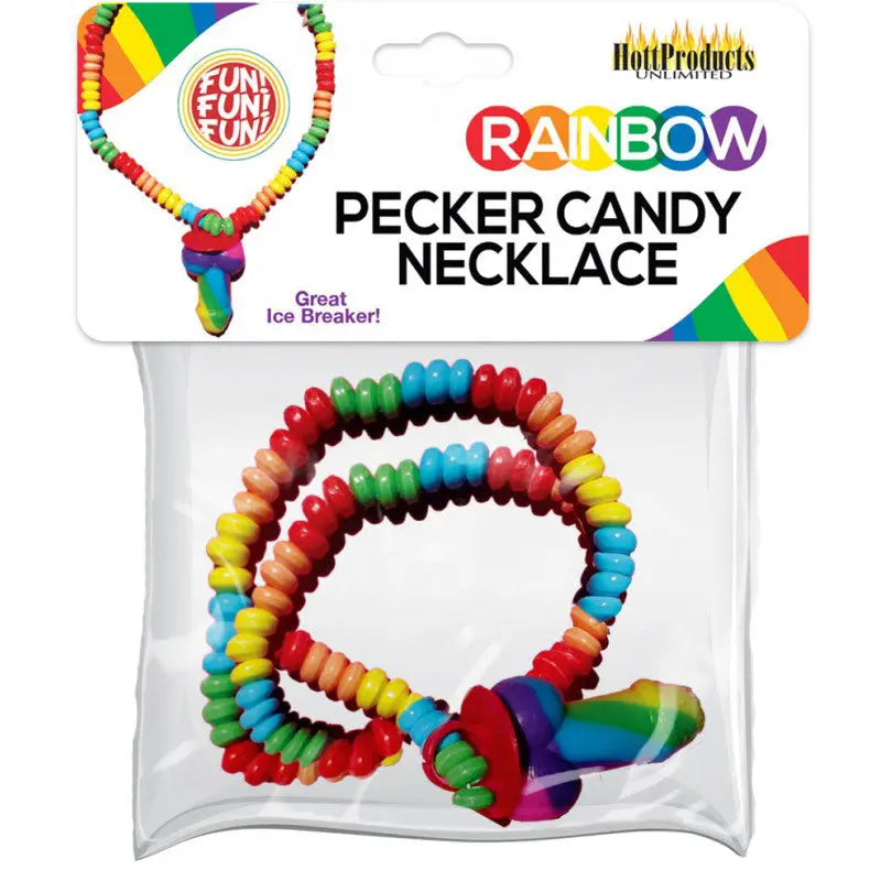 Rainbow Pecker Candy Necklace – body-safe materials | Fu'Cha Exotics