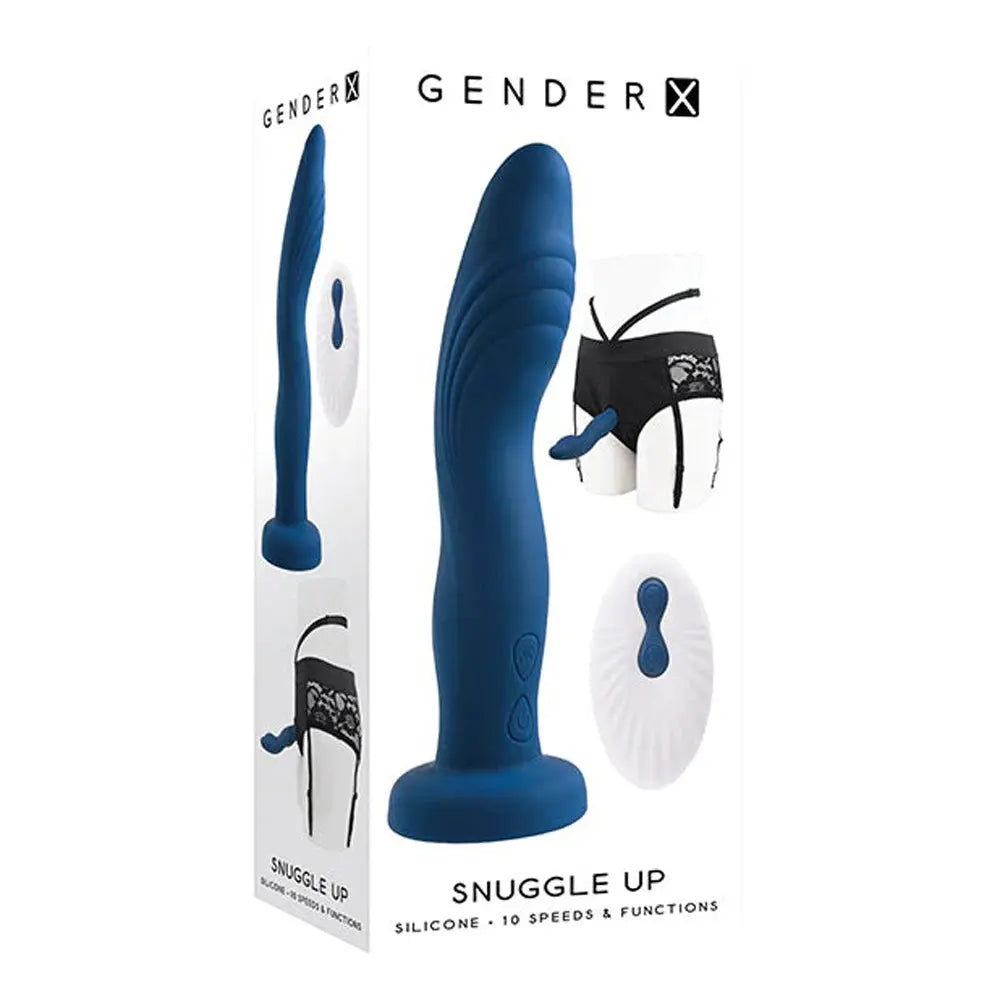 Snuggle Up - Blue – body-safe silicone USB-rechargeable | Fu'Cha Exotics
