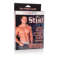 Mr. Stud love doll boxed set with shirtless male figure on front