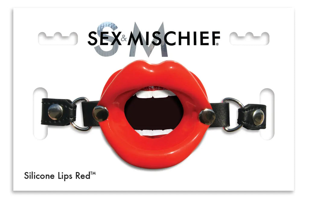 Sex and Mischief Silicone Lips - Red – body-safe silicone | Fu'Cha Exotics