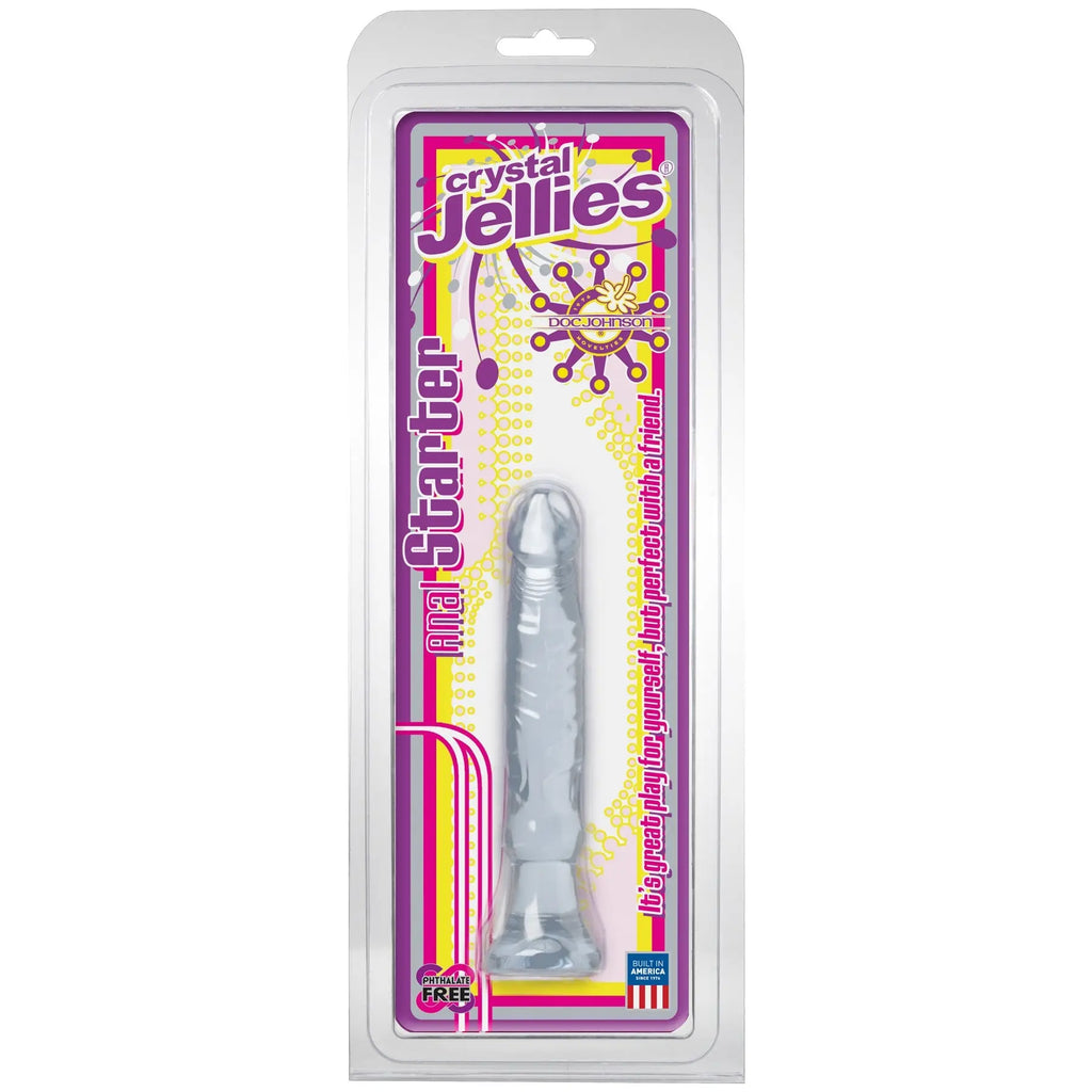 Crystal Jellies Anal Starter - Clear – body-safe materials | Fu'Cha Exotics