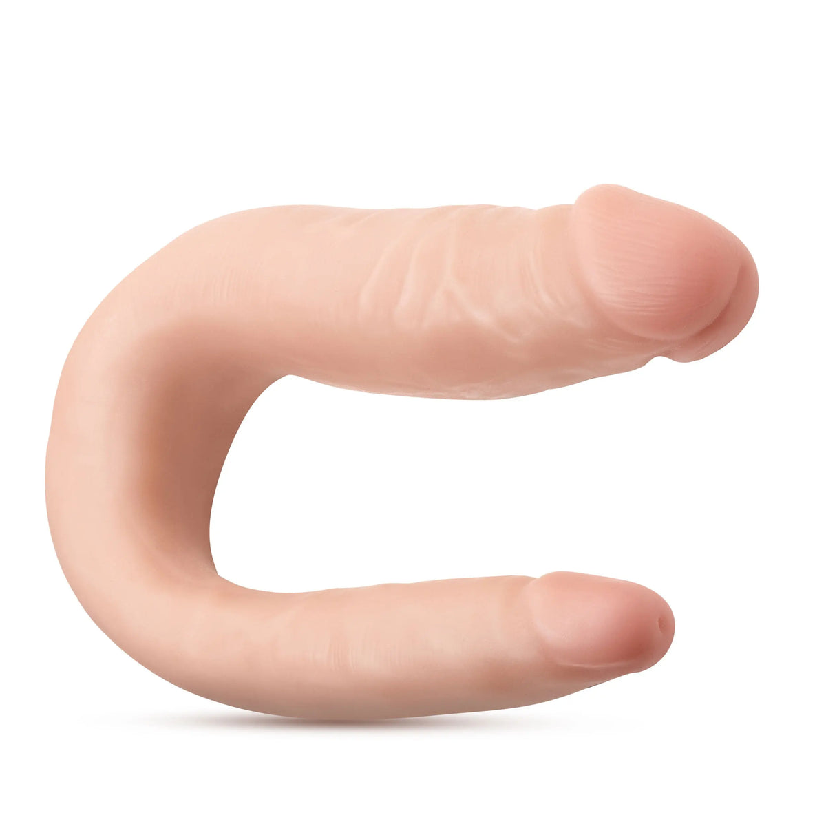 Dr. Skin Silicone - Dr. Double - 12 Inch Double Dong - Vanilla – body-safe materials | Fu'Cha Exotics