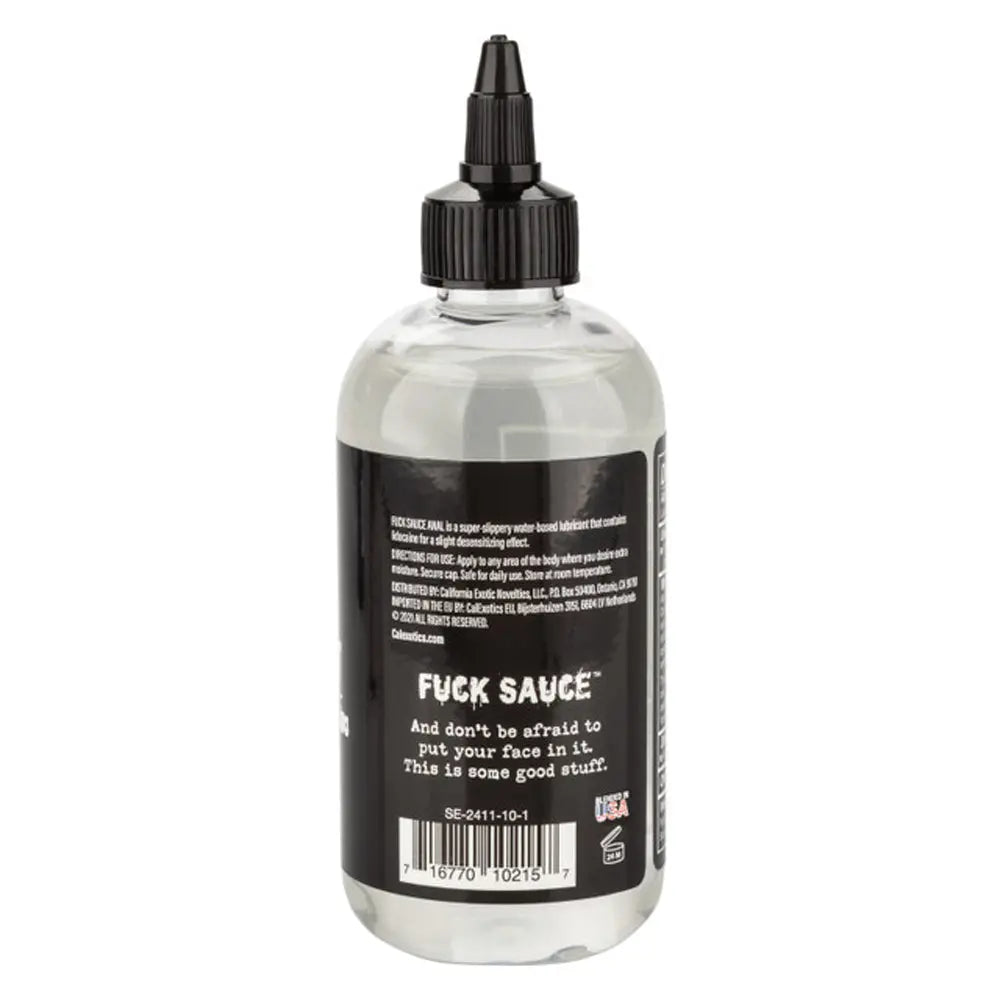 Fuck Sauce Anal Numbing Lubricant - 8 Fl. Oz. – body-safe materials | Fu'Cha Exotics