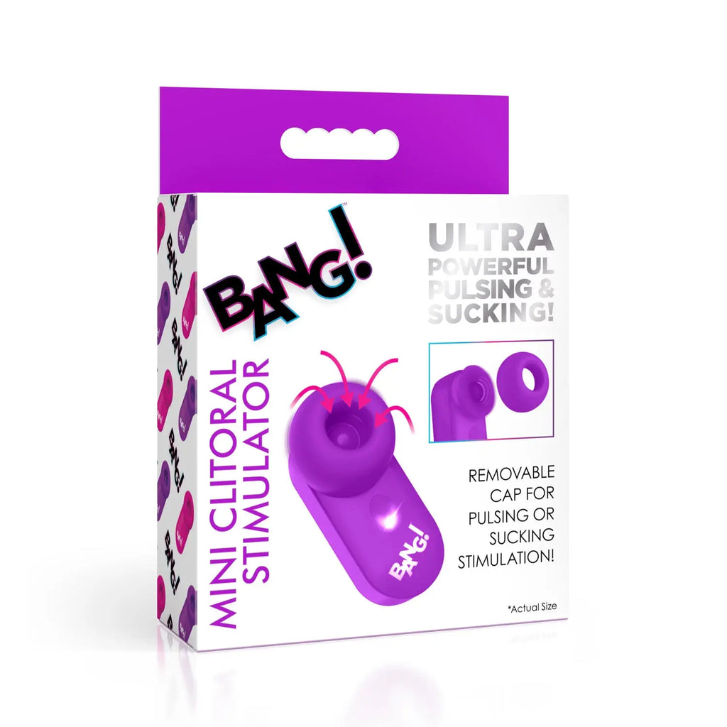 Mini Clitoral Stimulator - Purple – body-safe materials 5 vibration modes | Fu'Cha Exotics