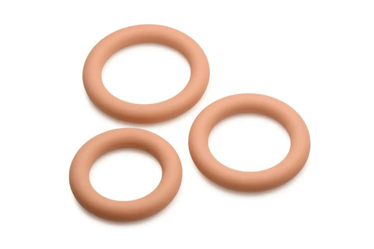 Jock Silicone Cock Ring Set in - Medium – body-safe materials | Fu'Cha Exotics