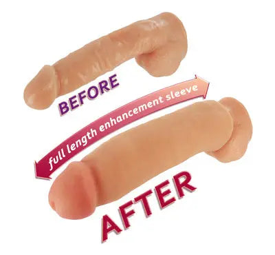 Fat Jack Penis Enlarger Sleeve - Bulk Silver Bag – body-safe materials thrusting action | Fu'Cha Exotics
