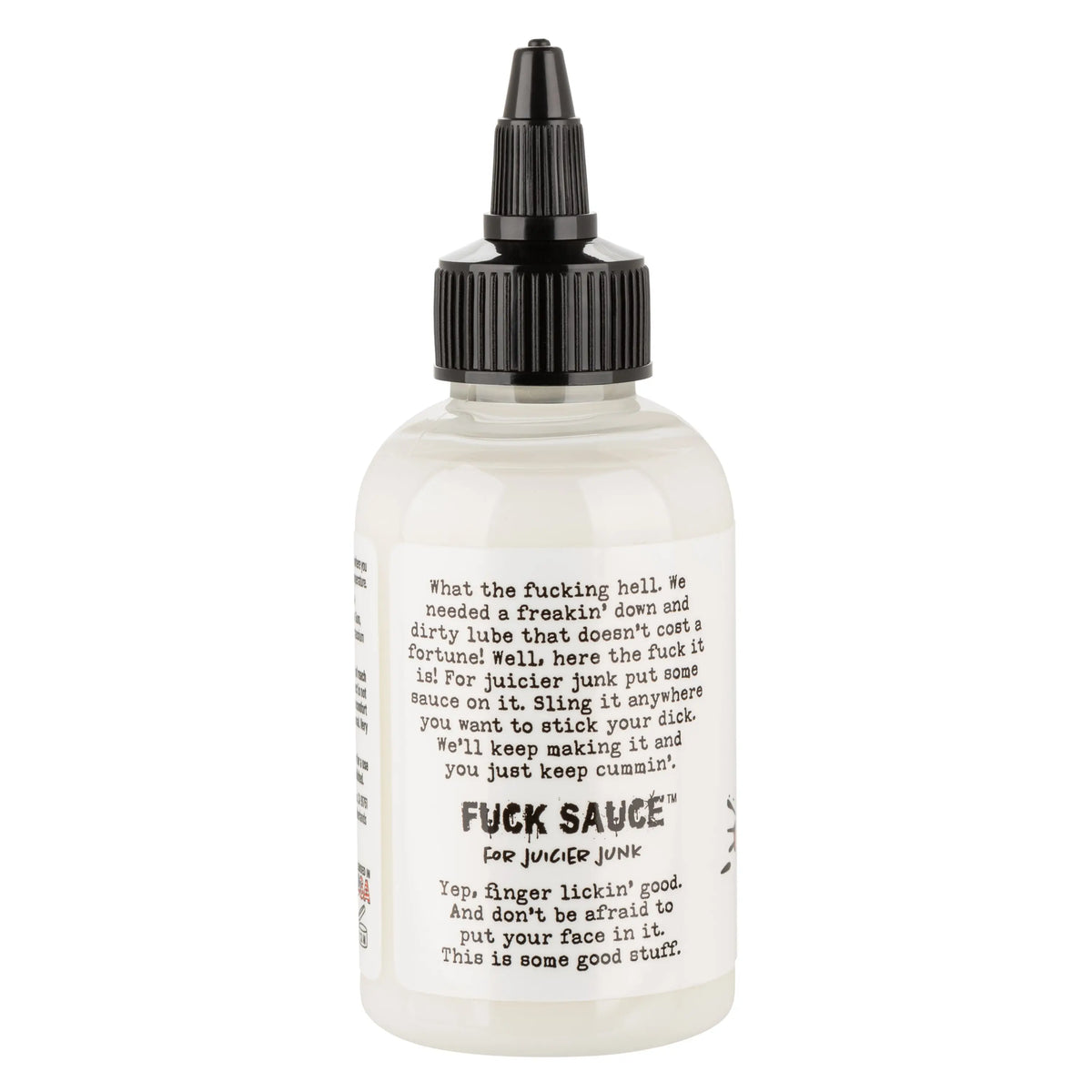 Fuck Sauce Cum Scented Lubricant - 4 Oz – body-safe materials | Fu'Cha Exotics