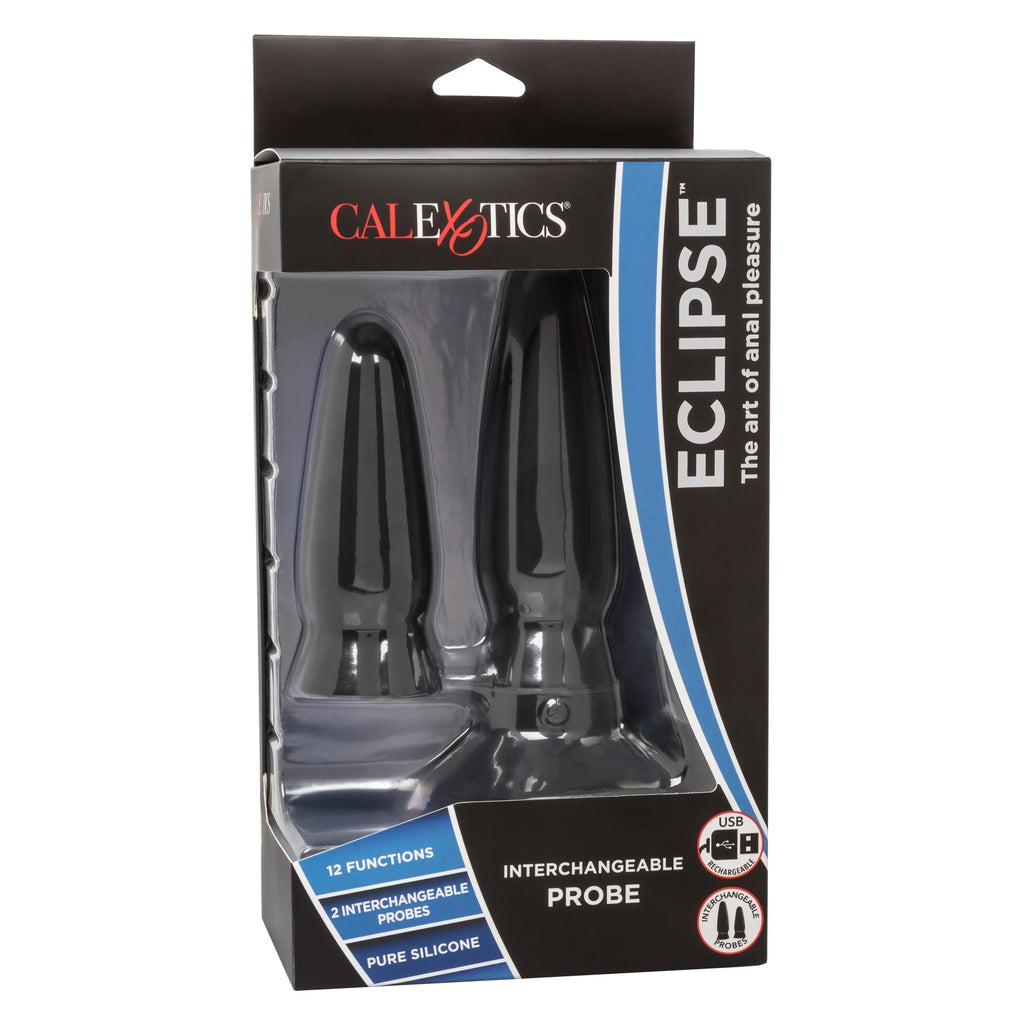 Eclipse Interchangeable Probe – body-safe materials 12 vibration modes | Fu'Cha Exotics