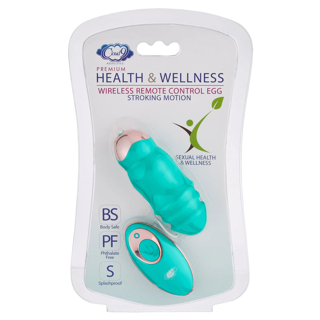 Health and Wellness Wireless Remote Control Egg - Stroking Motion – body-safe materials | Fu'Cha Exotics