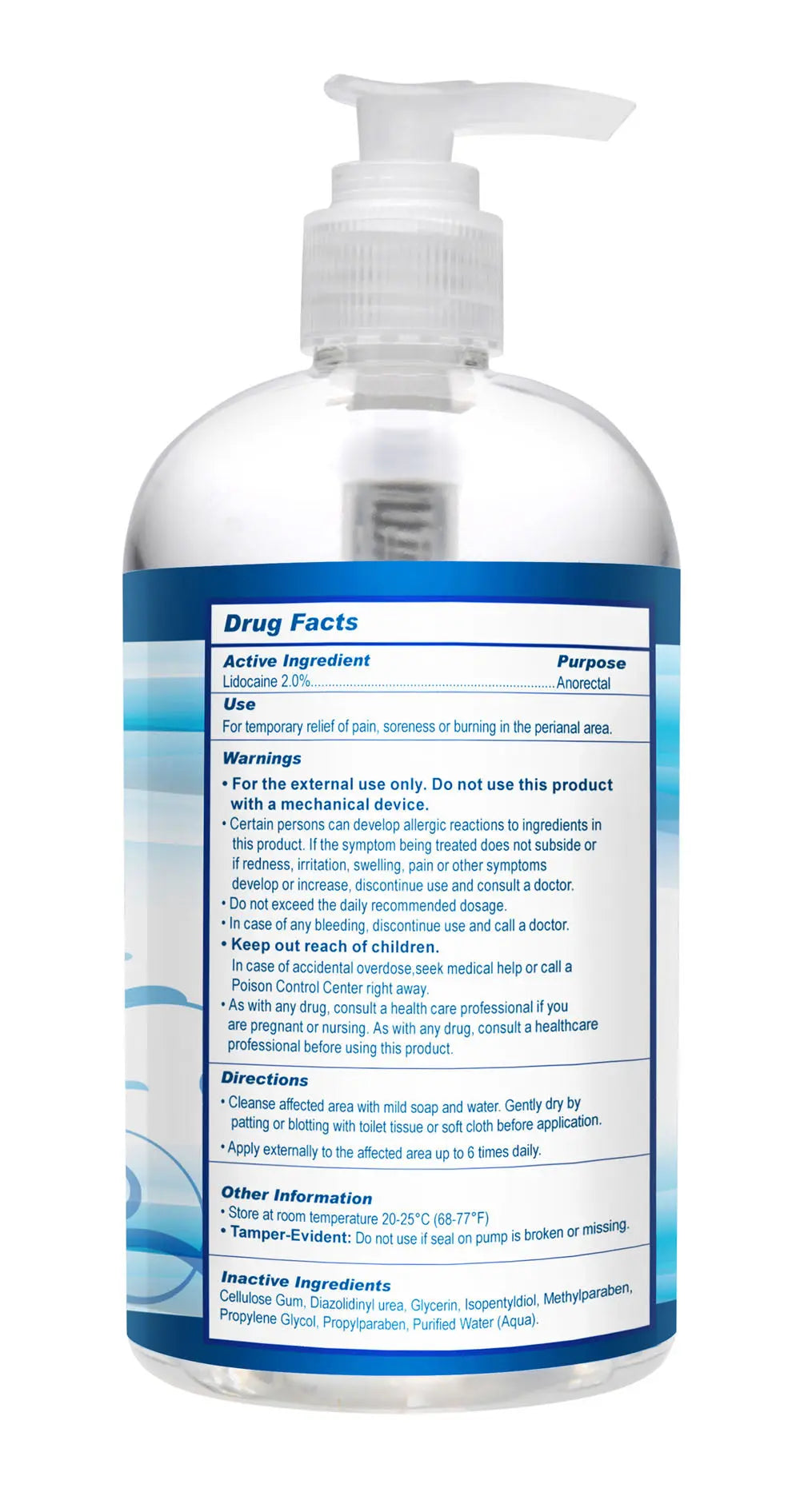 Relax Desensitizing Anal Lubricant - 17 Oz – body-safe materials | Fu'Cha Exotics