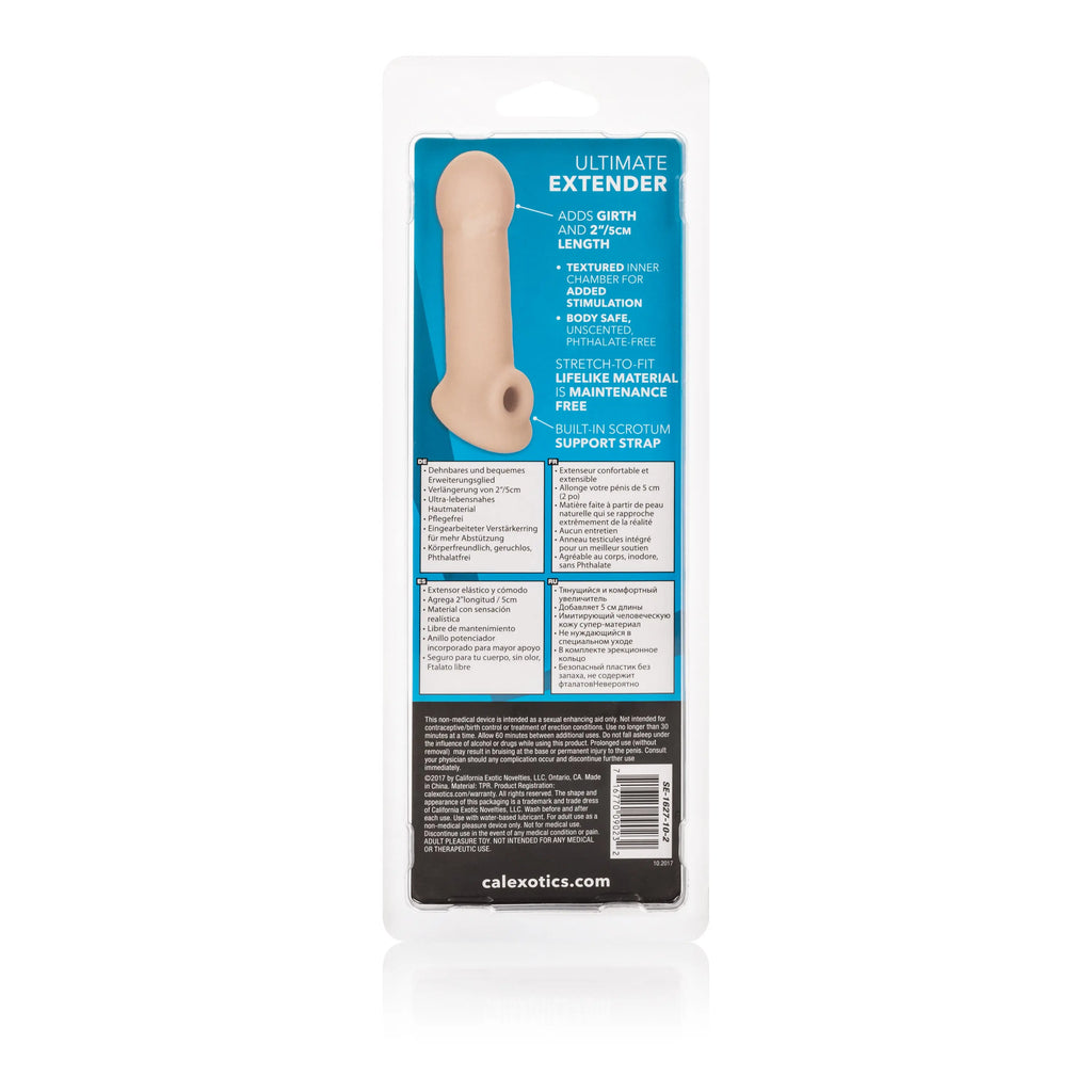 Ultimate Extender - Ivory – body-safe materials suction stimulation | Fu'Cha Exotics