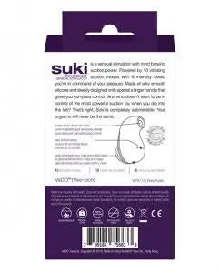 Suki Rechargeable Sonic Vibe - Deep Purple – body-safe materials | Fu'Cha Exotics