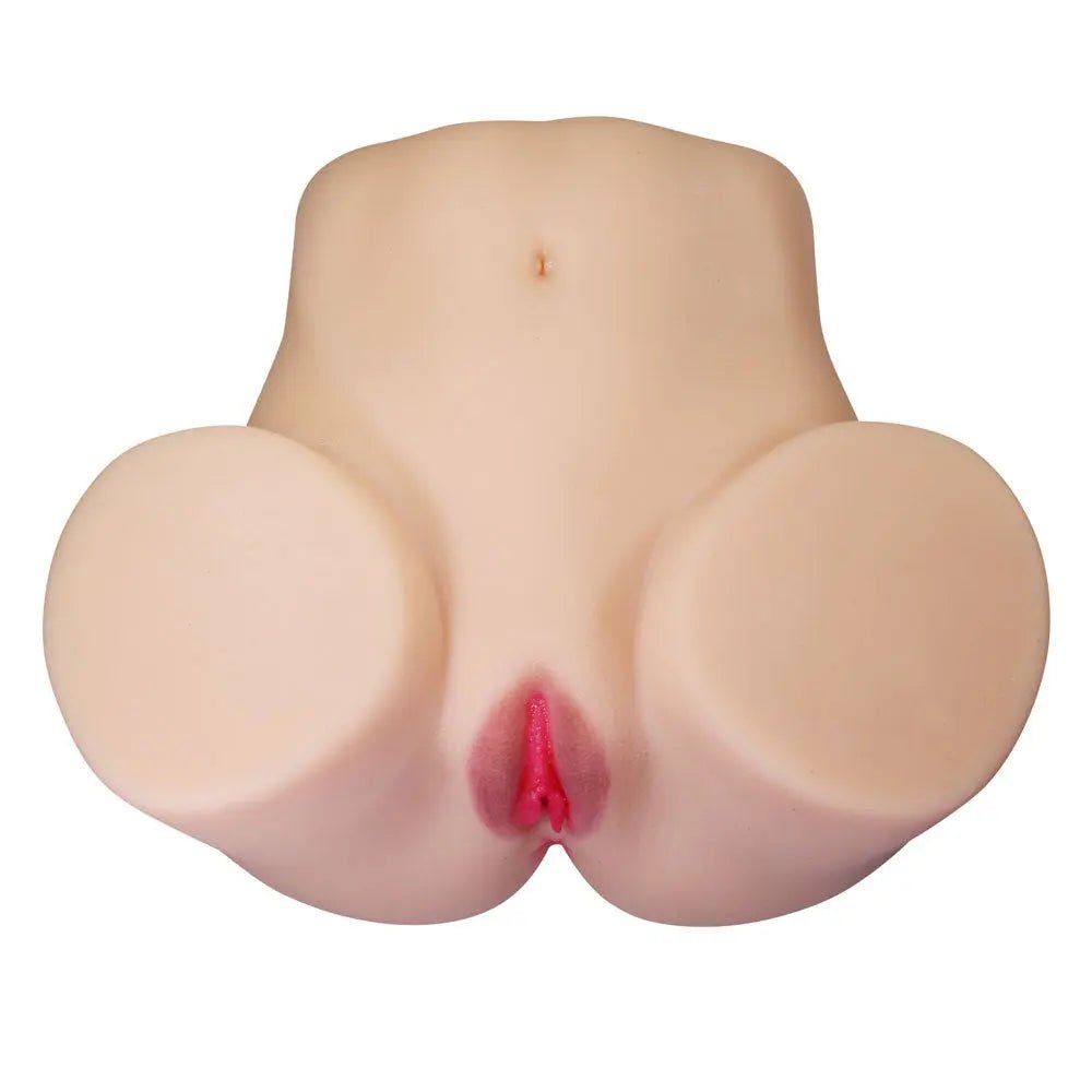 Julia - Vagina and Anal Masturbator - White – body-safe materials | Fu'Cha Exotics
