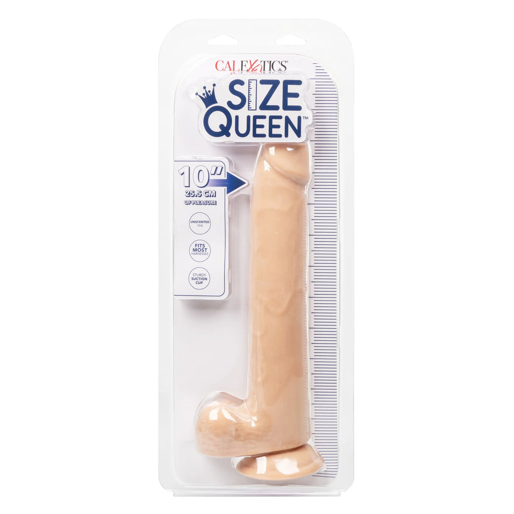 Size Queen 10 inch/25.5 Cm - Ivory – body-safe materials | Fu'Cha Exotics