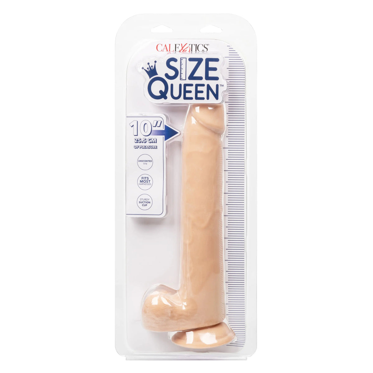 Size Queen 10 inch/25.5 Cm - Ivory – body-safe materials | Fu'Cha Exotics