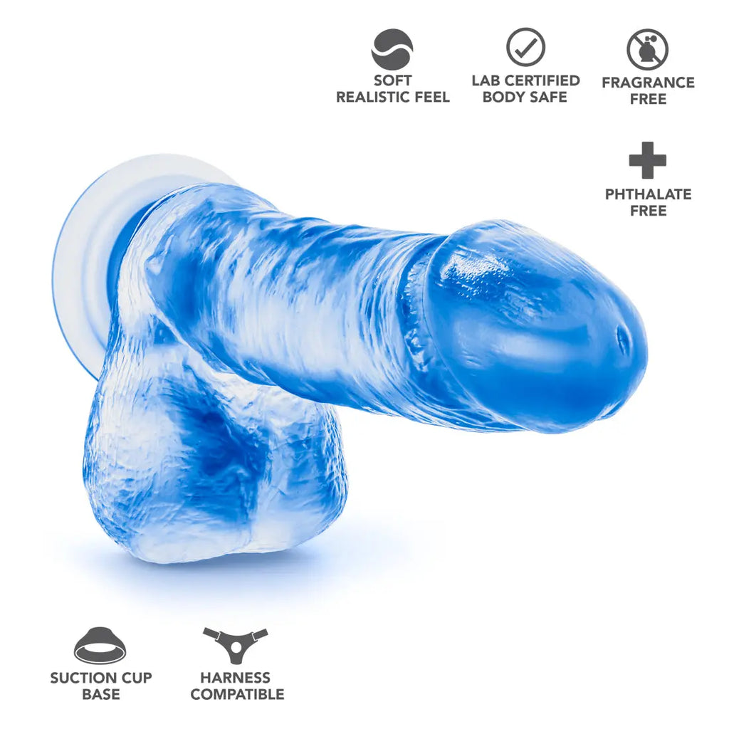 B Yours Sweet N Hard 2 - Blue – body-safe materials | Fu'Cha Exotics