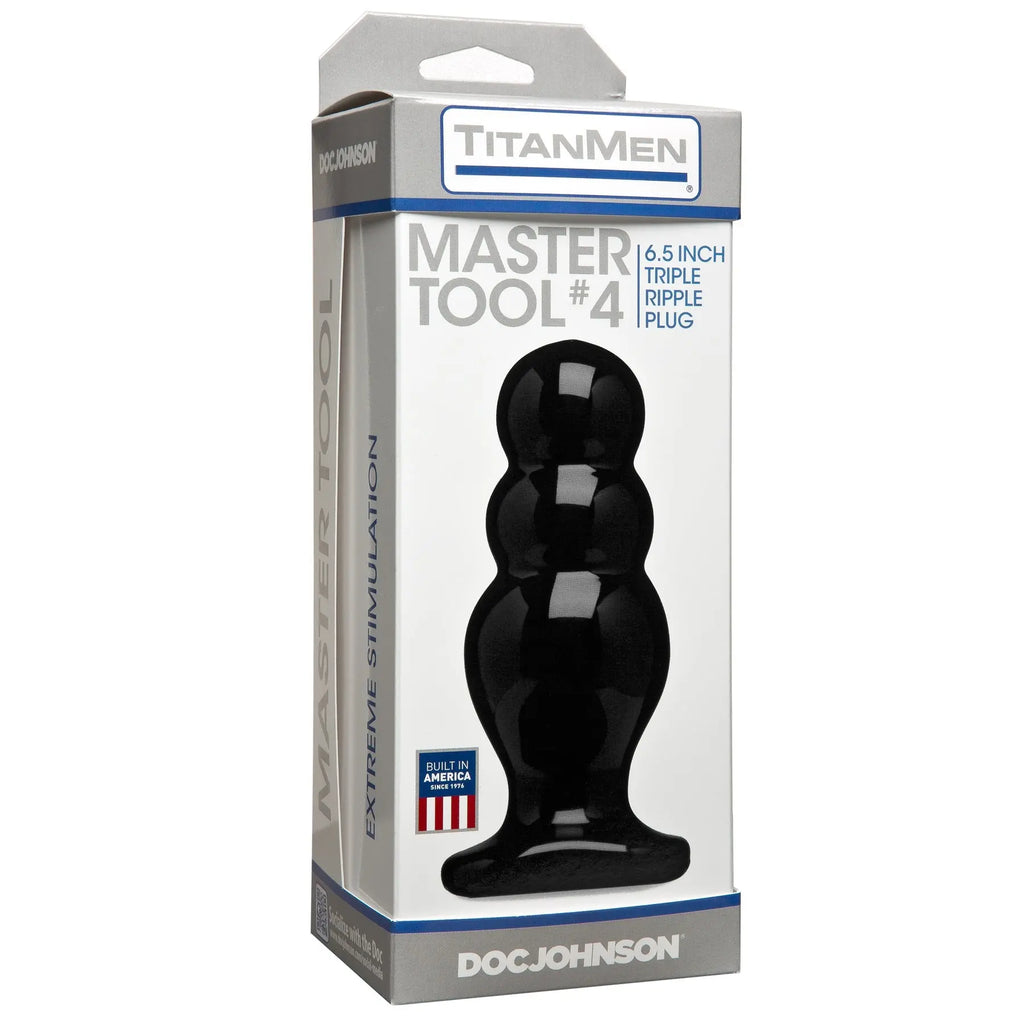 Titanmen Tool - Master #4 - Black – body-safe materials | Fu'Cha Exotics