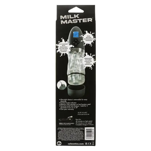 Milk Master Extreme Automatic Milker - Black – body-safe materials | Fu'Cha Exotics