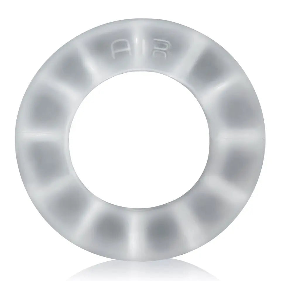 Air Super-Lite Airflow Cockring - Clear Ice – body-safe materials | Fu'Cha Exotics