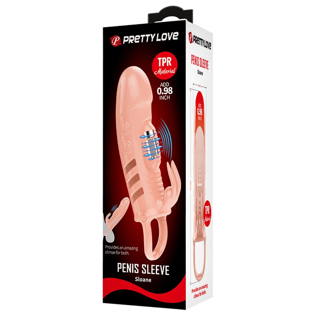 Pretty Love Penis Sleeve Sloane - Flesh – body-safe materials | Fu'Cha Exotics