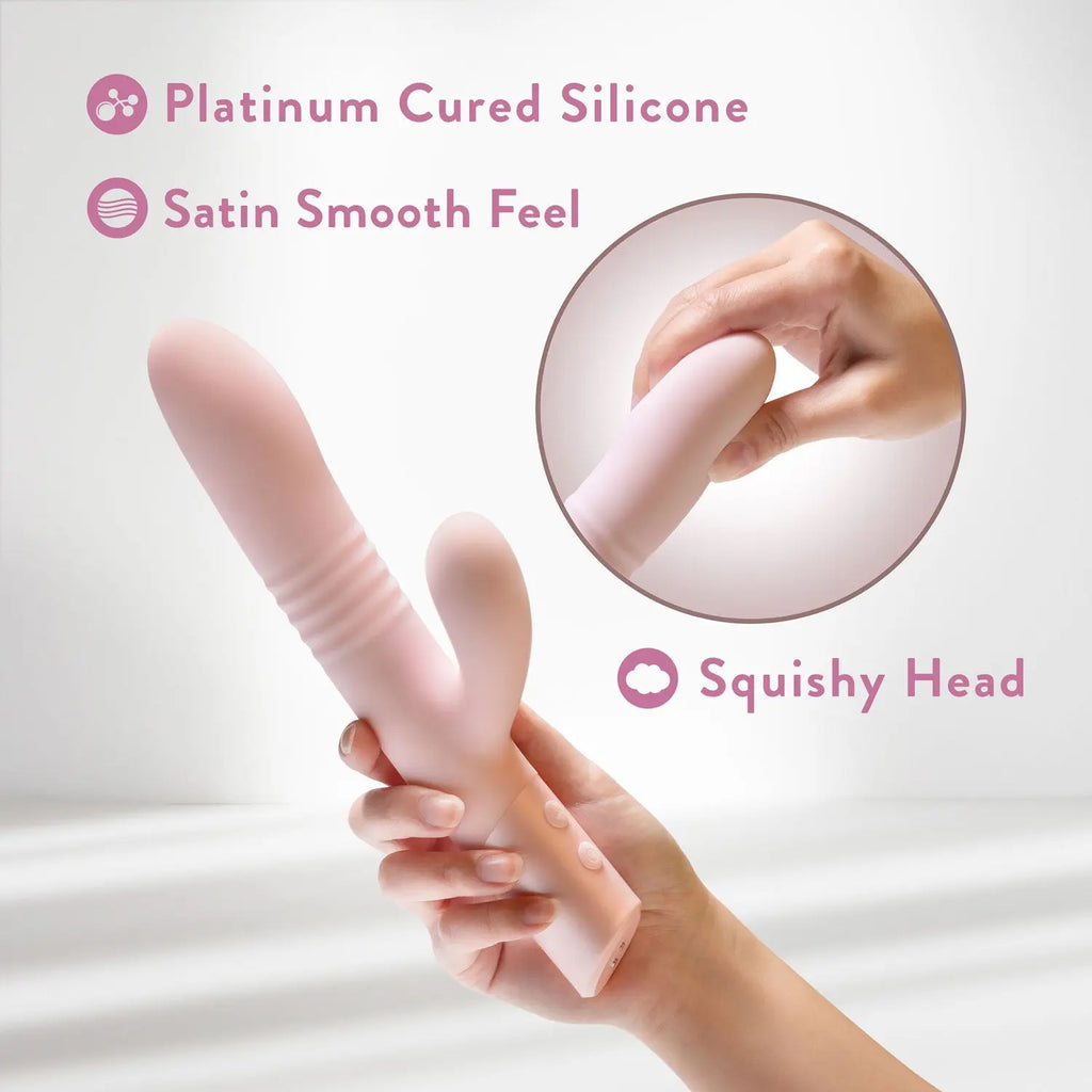 Blush - Fraya - Pink – body-safe silicone 10 vibration modes | Fu'Cha Exotics