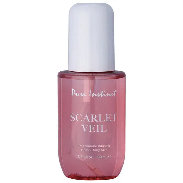 Pure Instinct Pheromone Hair and Body Mist Scarlet Veil 3.35oz – body-safe materials | Fu'Cha Exotics
