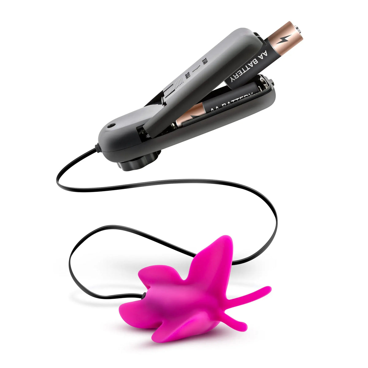 Luxe- Butterfly Teaser - Fuschia – body-safe materials | Fu'Cha Exotics