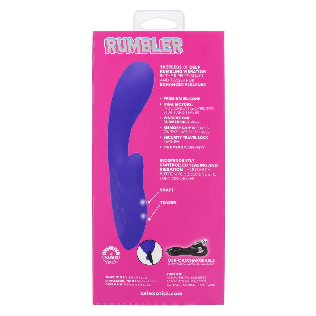 Rumbler Rumble G - Purple – body-safe silicone fully waterproof | Fu'Cha Exotics