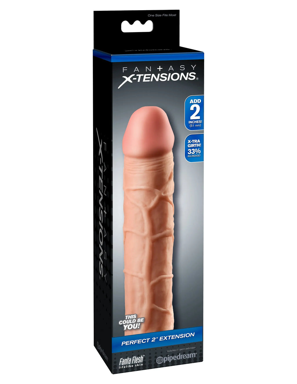 Fantasy X-Tension Perfect 2-Inch Extension – body-safe materials | Fu'Cha Exotics