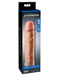 2-inch beige hair extension shown on retail package