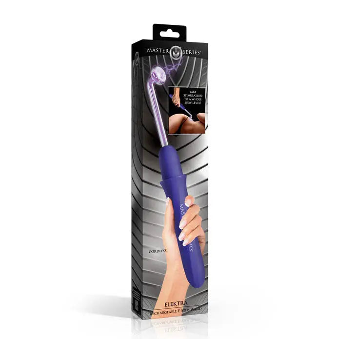 E-Stim Wand - Purple – body-safe silicone USB-rechargeable | Fu'Cha Exotics