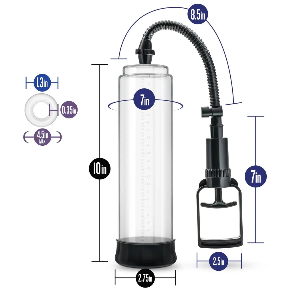 Performance Vx3 - Male Enhancement Pump System - Clear – body-safe materials | Fu'Cha Exotics
