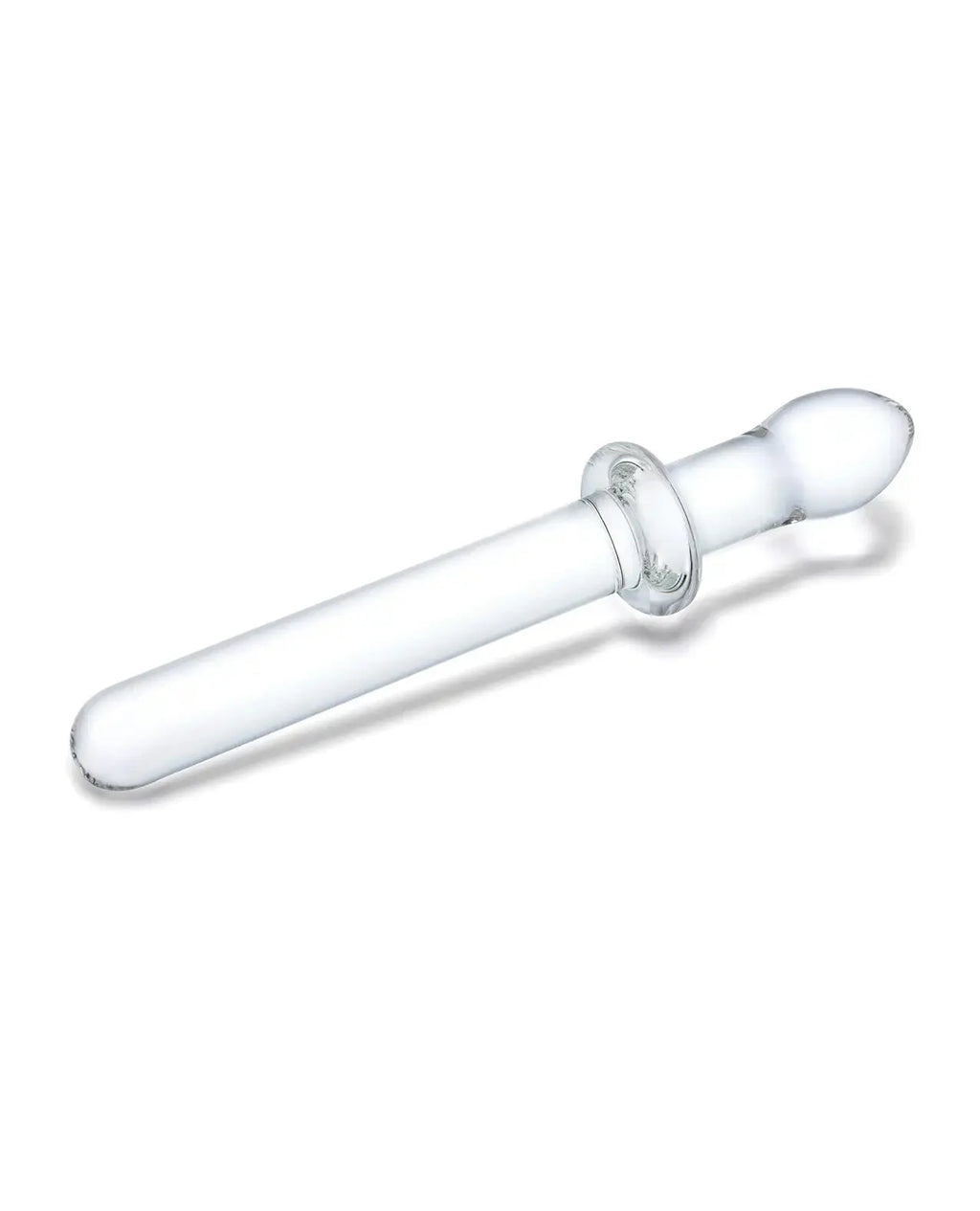 9.25 Inch Classic Smooth Dual-Ended Dildo - Clear – body-safe materials | Fu'Cha Exotics