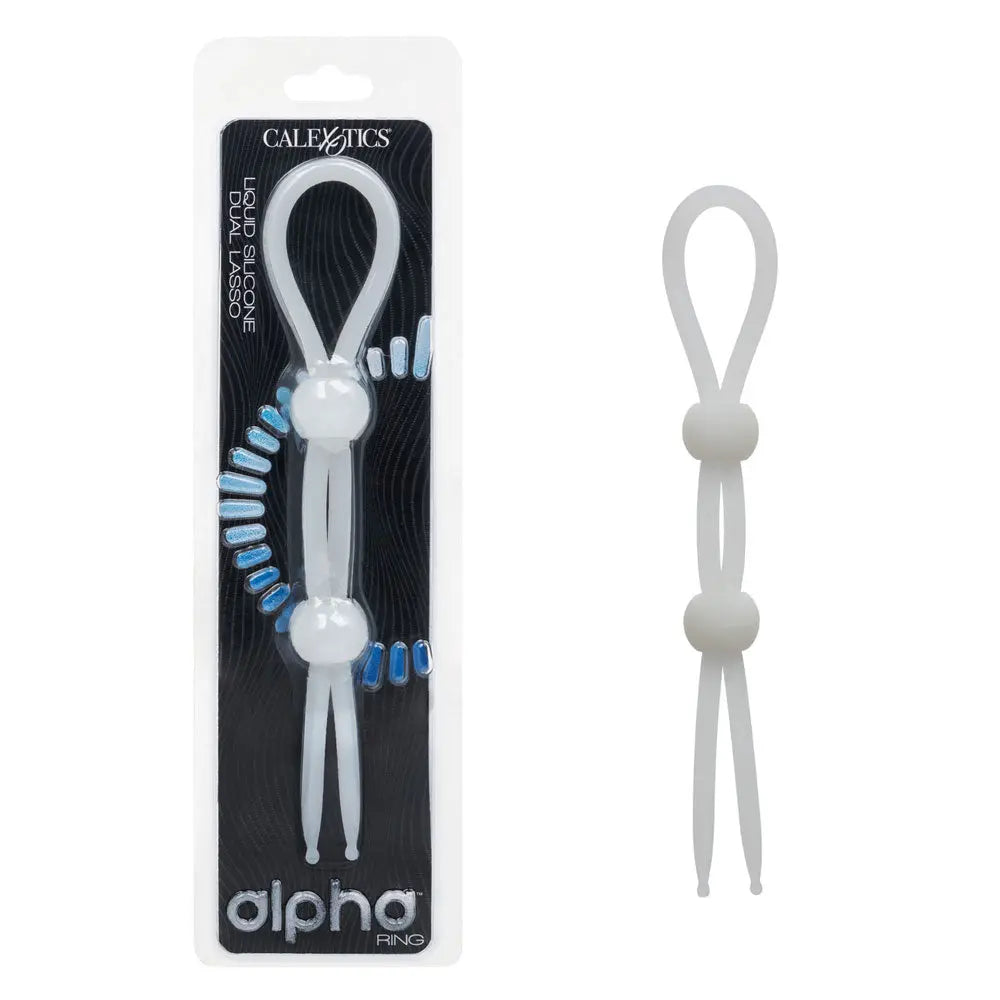 Alpha Liquid Silicone Dual Lasso - Natural – body-safe materials | Fu'Cha Exotics
