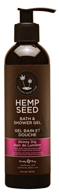 Hemp Seed Bath and Shower Gel - Skinny Dip - 8 Oz. / 237ml