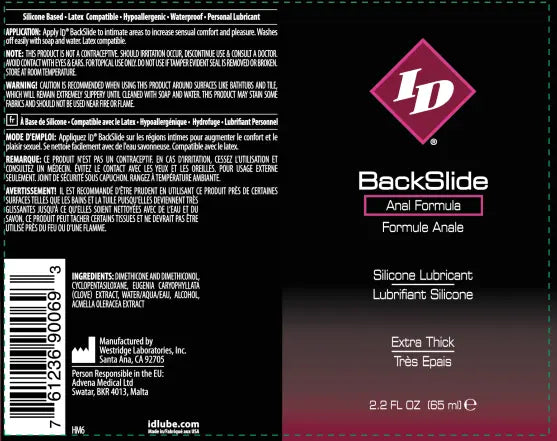 ID Backslide Silicone Lubricant 2.2 Oz – body-safe silicone | Fu'Cha Exotics