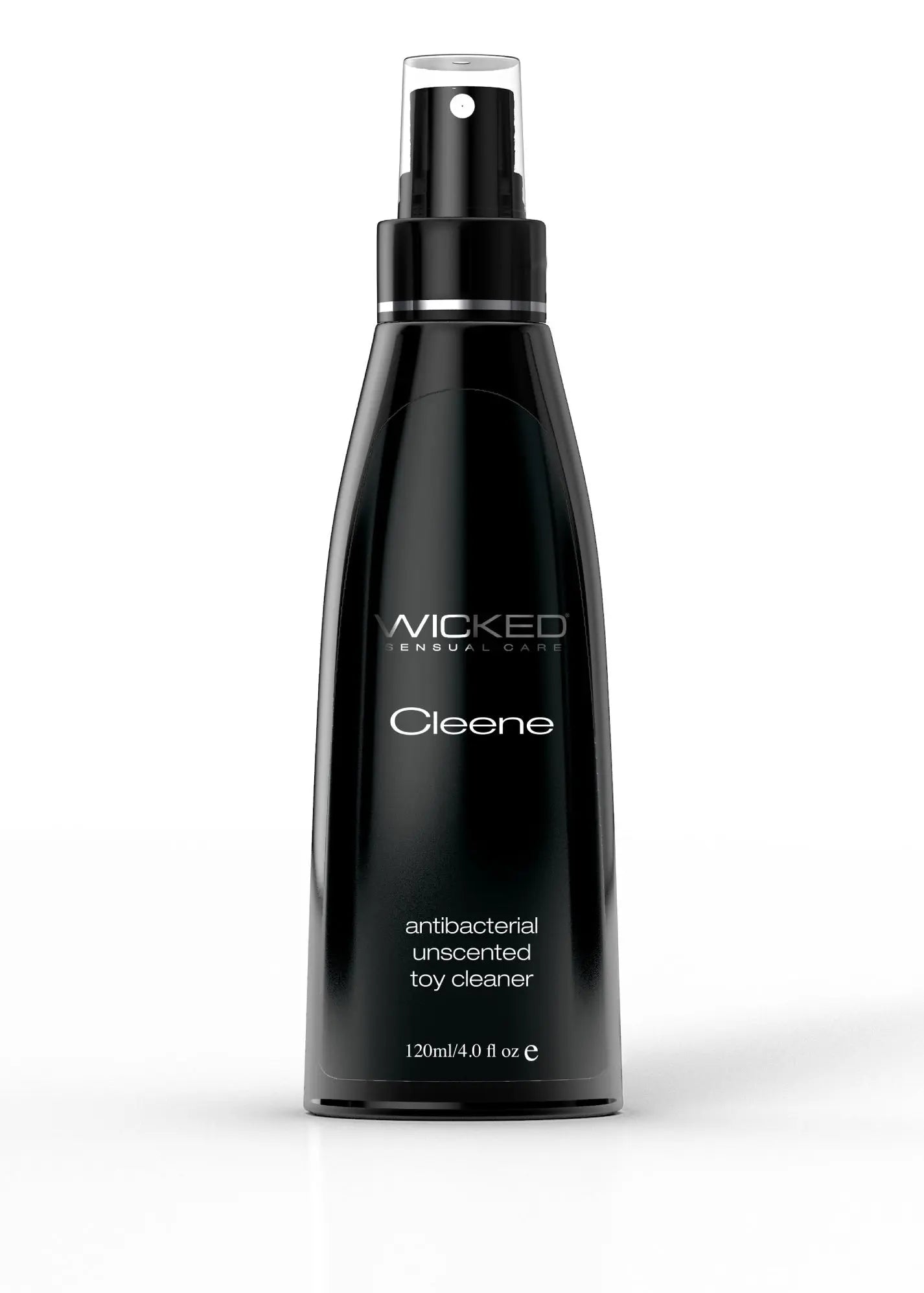 Cleene anti-bacterial toy cleaner bottle with black spray pump, 4 fl oz