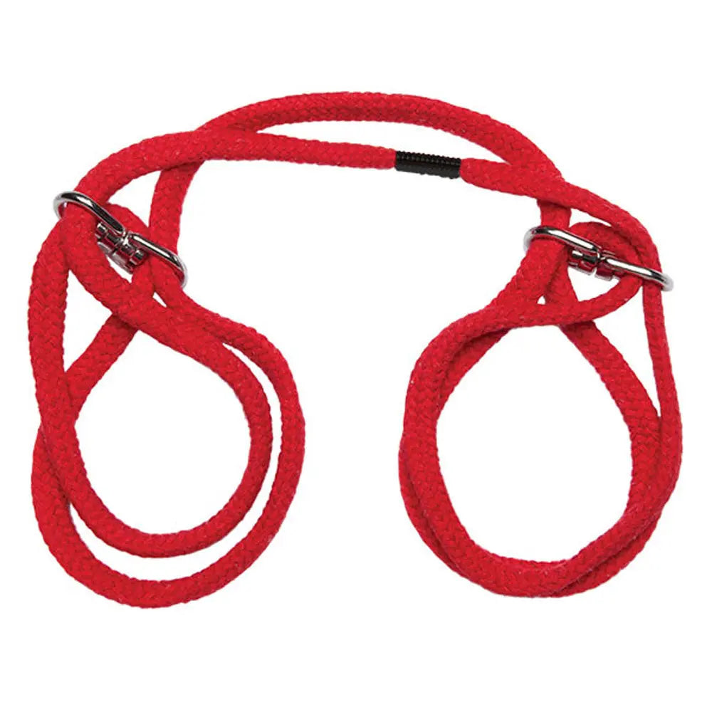 Japanese Style Bondage - Cotton Wrist or Ankle Cotton Cuffs – body-safe materials | Fu'Cha Exotics