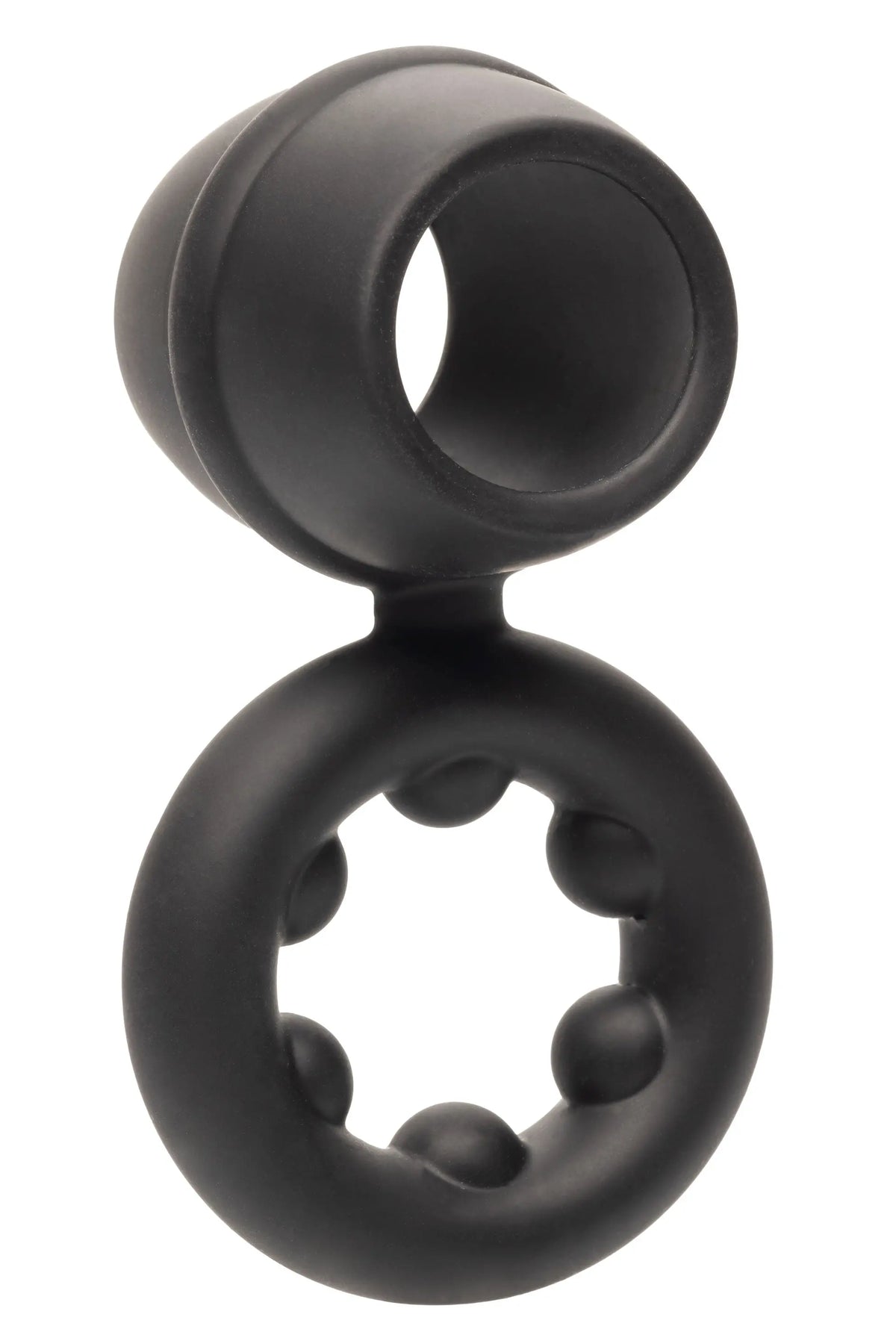 Alpha Liquid Silicone Dual Support Magnum Ring - Black – body-safe materials | Fu'Cha Exotics