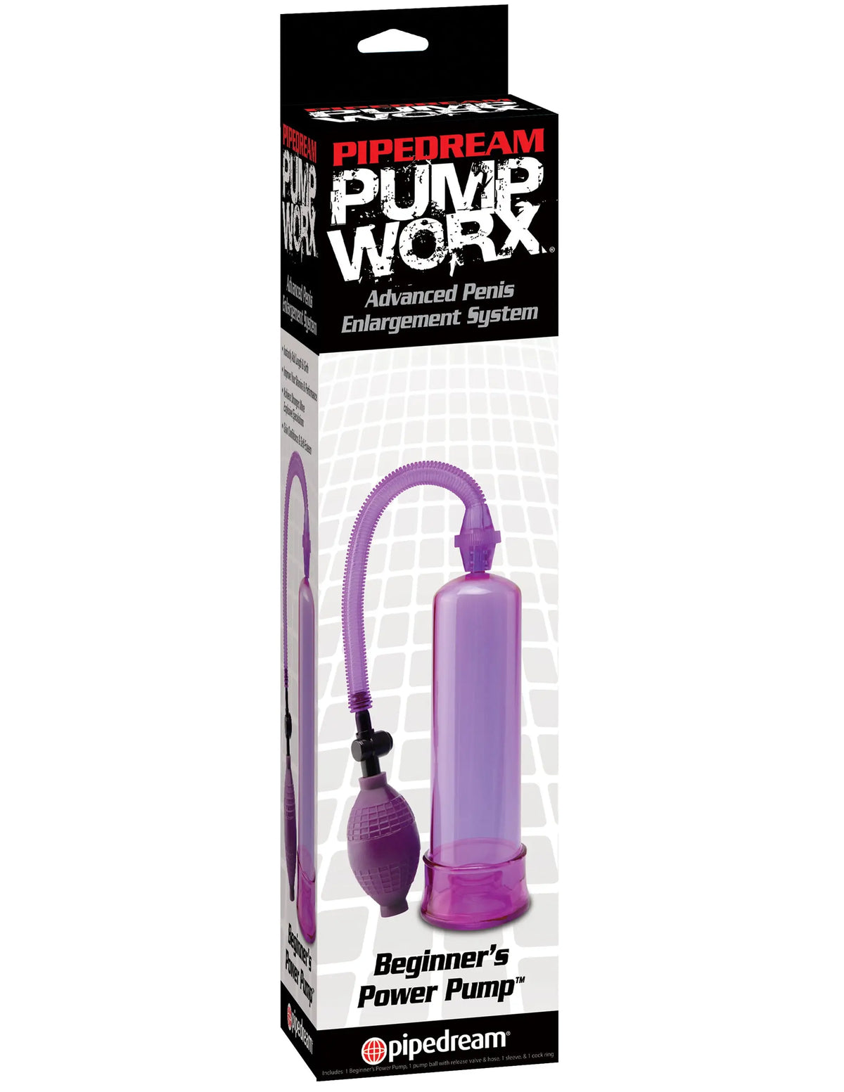 Pump Worx Beginners Power Pump - Purple – body-safe materials | Fu'Cha Exotics