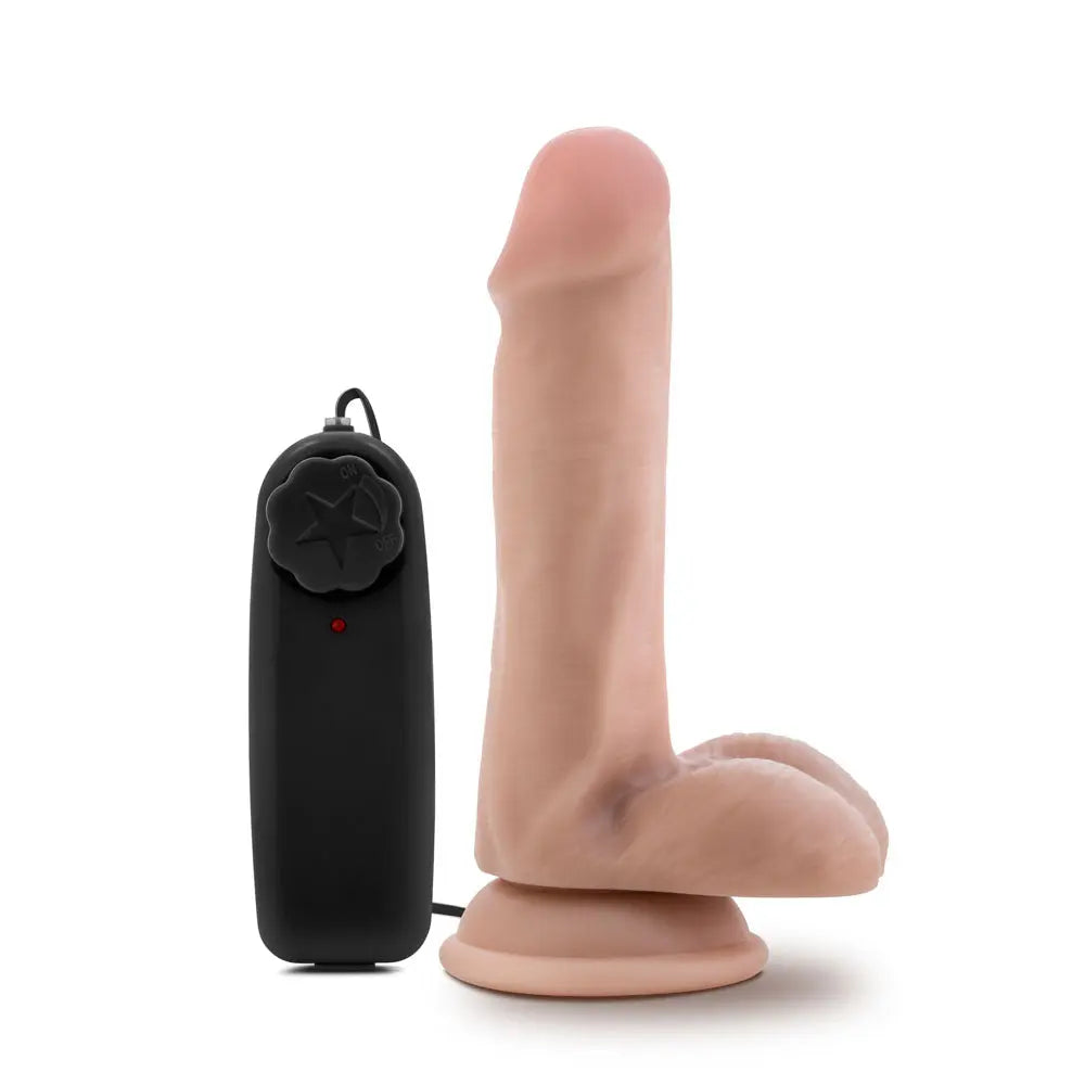 Dr. Skin - Dr. Rob - 6 Inch Vibrating Cock With Suction Cup - Vanilla – body-safe materials suction stimulation | Fu'Cha E...
