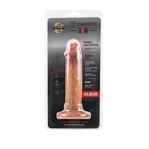 Raw Dildo Ultra Realistic Albur - Brown – body-safe materials | Fu'Cha Exotics
