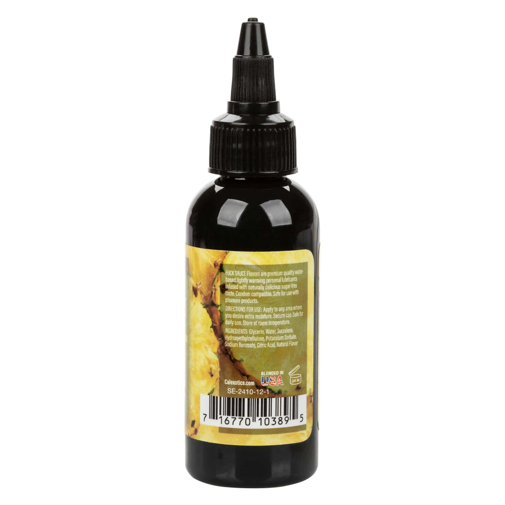 Fuck Sauce Flavored Water-Based Personal Lubricant 2 Oz - Pineapple – body-safe materials | Fu'Cha Exotics
