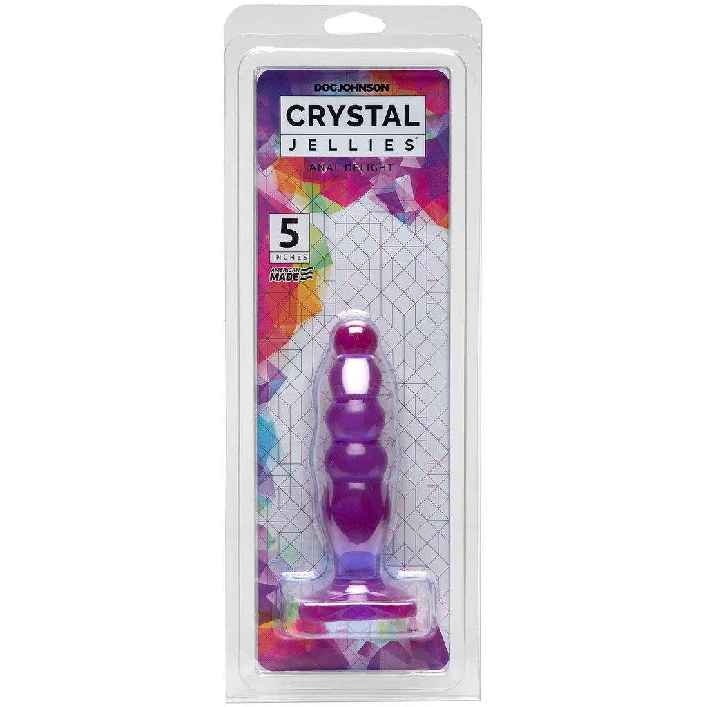 Crystal Jellies Anal Delight - Purple – body-safe materials | Fu'Cha Exotics