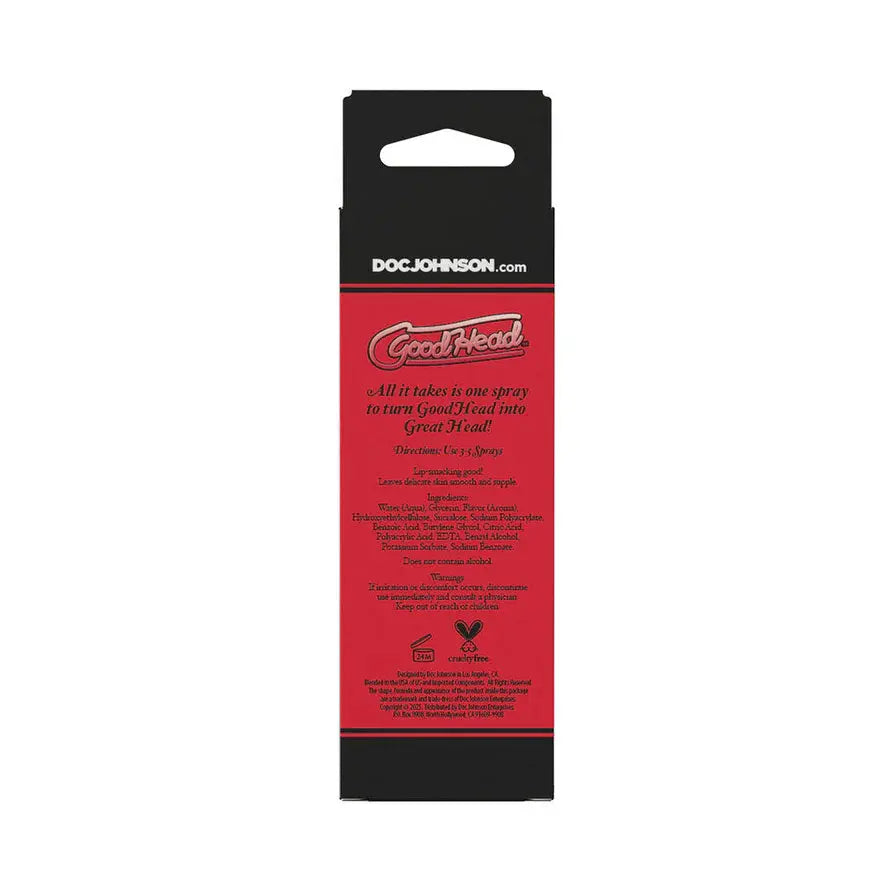 Goodhead - Juicy Head - Cocktails Dry Mouth Spray Sex on the Beach - 2oz – body-safe materials | Fu'Cha Exotics