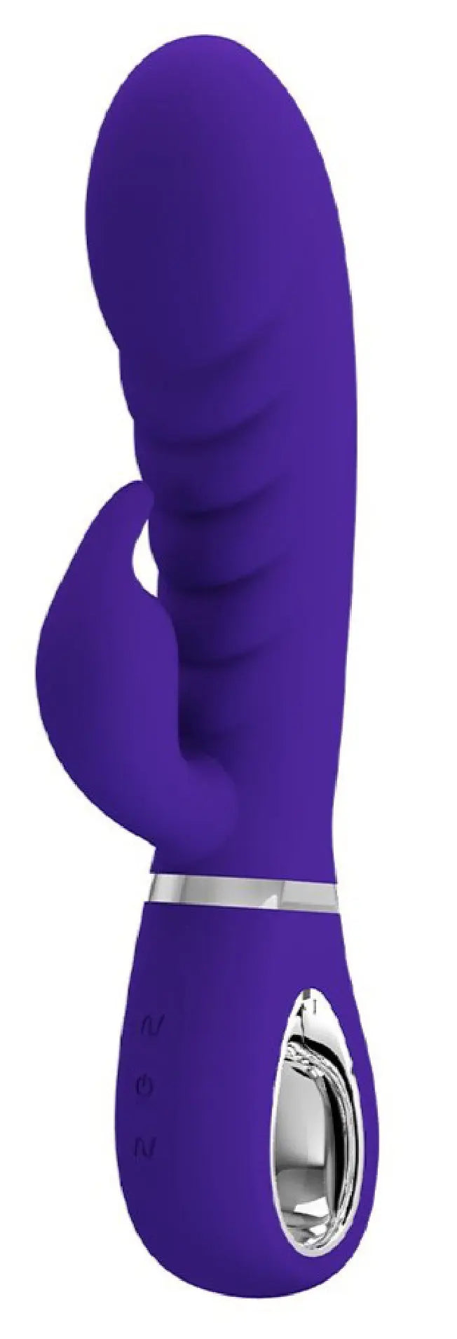 Prescott Super Soft Rabbit Silicone Vibrator - Purple – body-safe materials | Fu'Cha Exotics