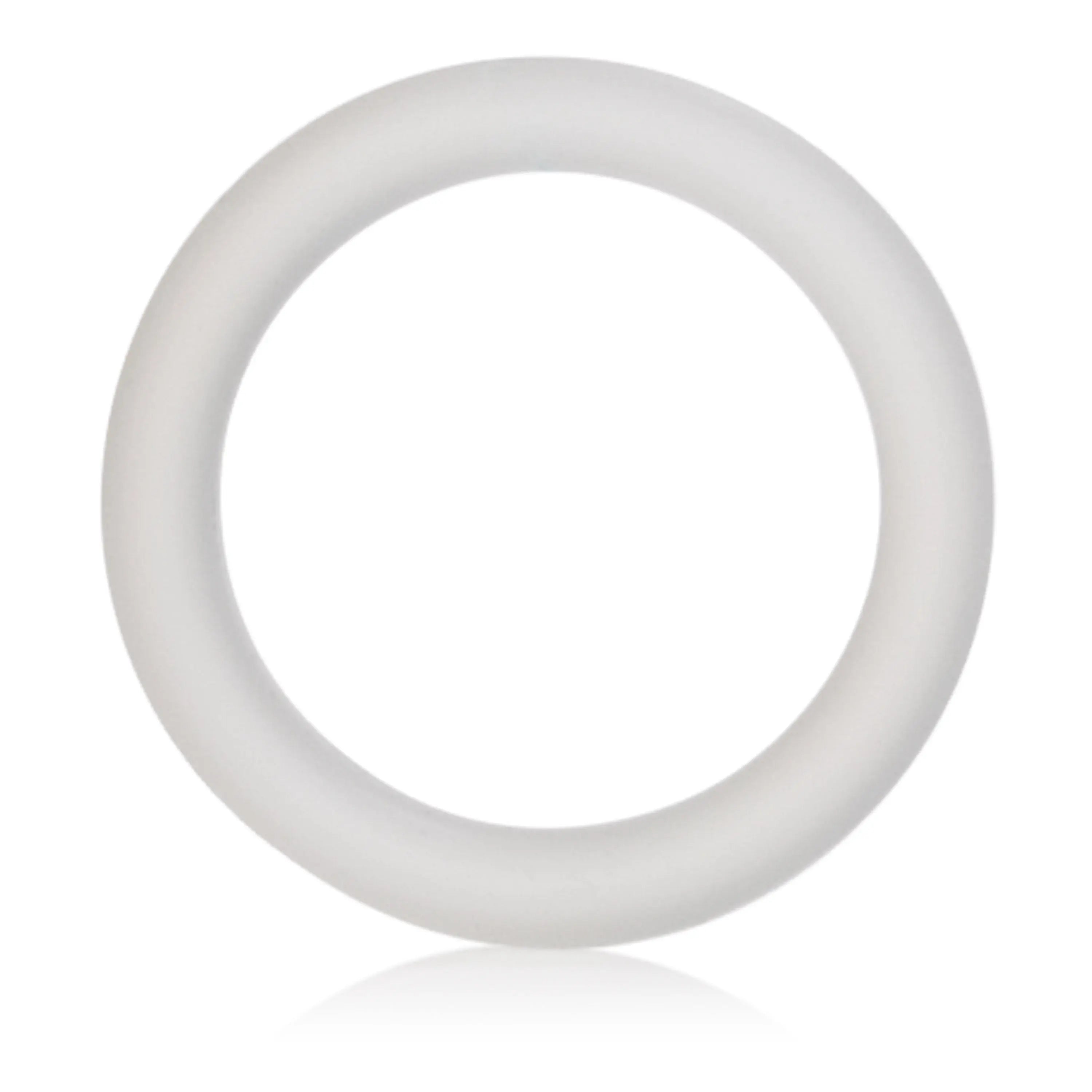 Clear silicone support ring, smooth round band